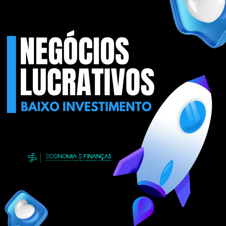um foguete subindo... simbolizando negócios lucrativos com baixo investimento